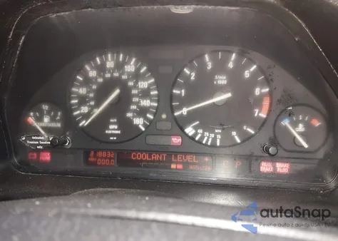 1992 BMW 525 I Automatic z USA, uszkodzony, nr VIN WBAHD6310NBJ71516